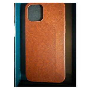 General Supply Vegan Leather Phone Case iPhone 12 12 Pro Brown Protective